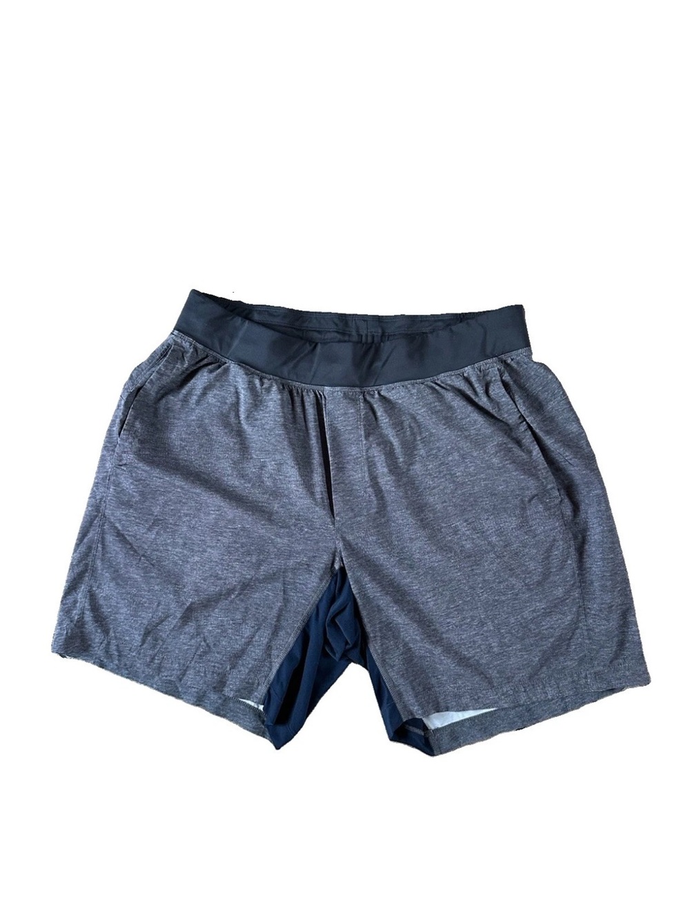 Lululemon Shorts Mens L THE Short Performance Stretch 10" Running Athletic Gray